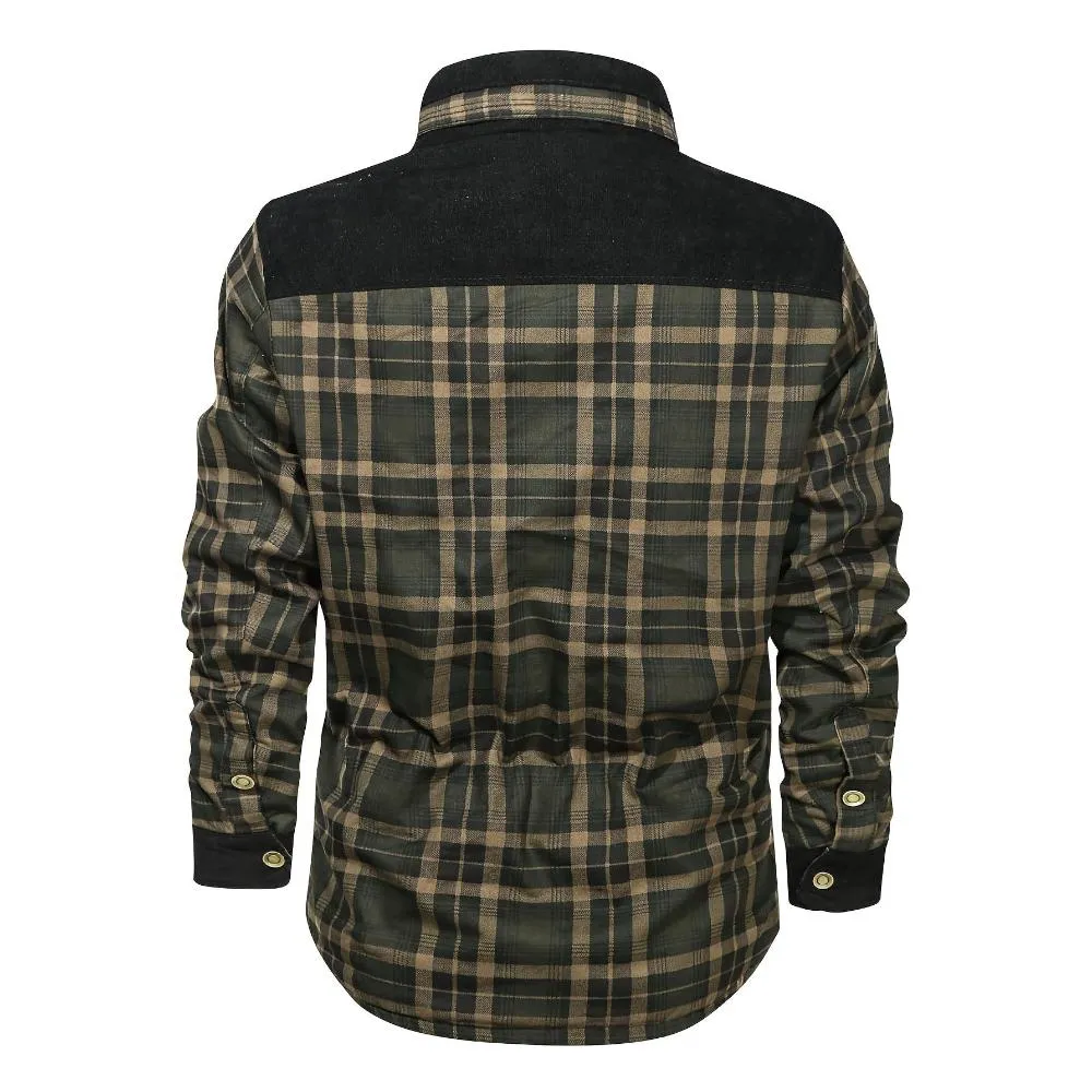 Gaultier™ | Warm Sherpa-Lined Flannel Jacket