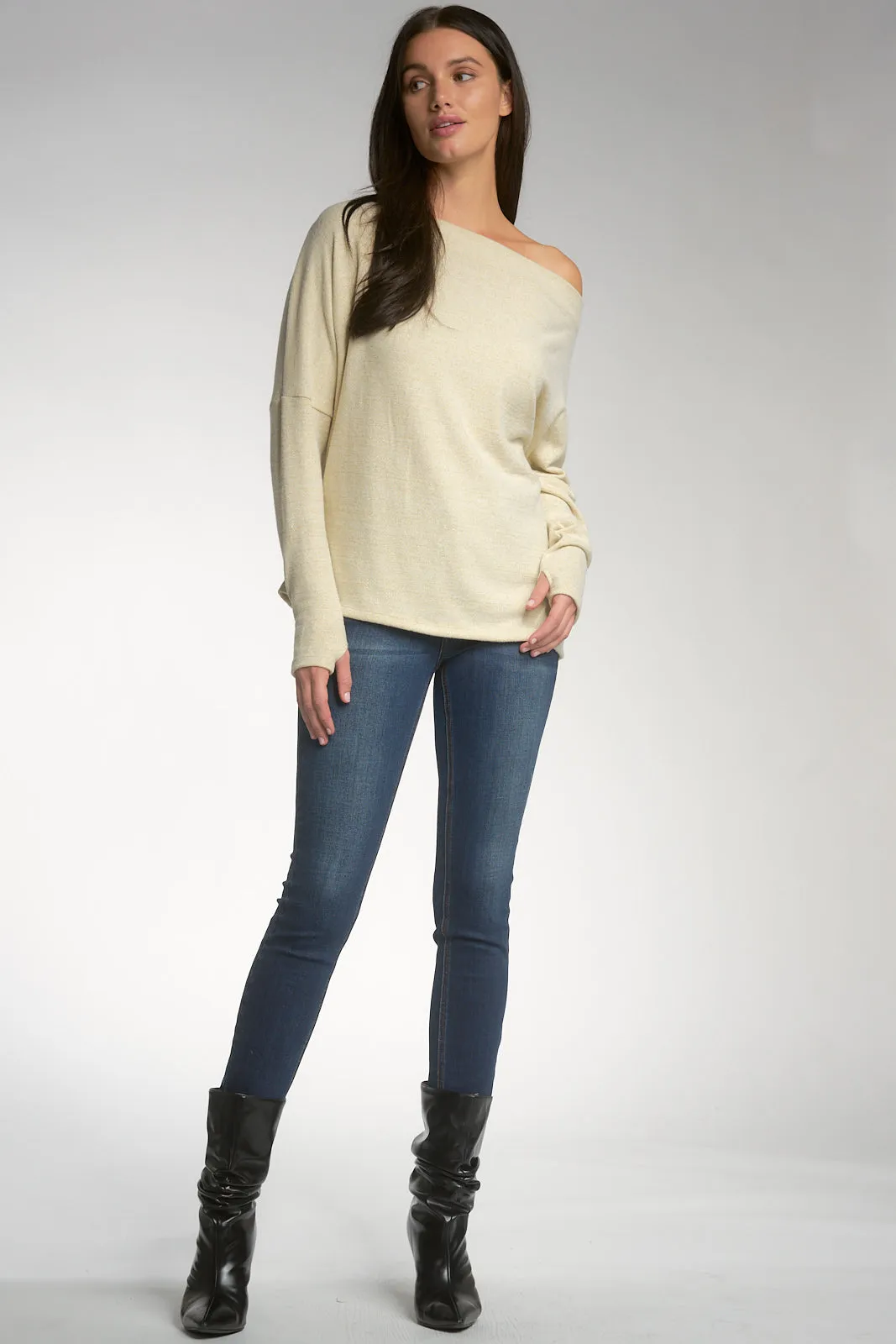 Gold Off Shoulder Melinda Top