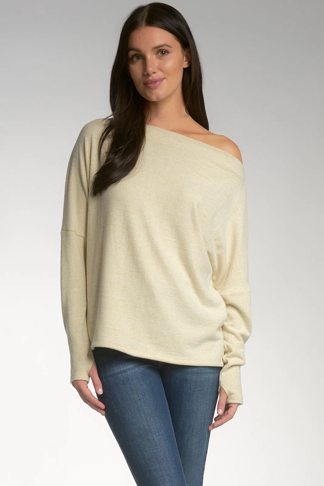 Gold Off Shoulder Melinda Top