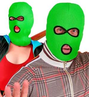 Green Balaclava Mask