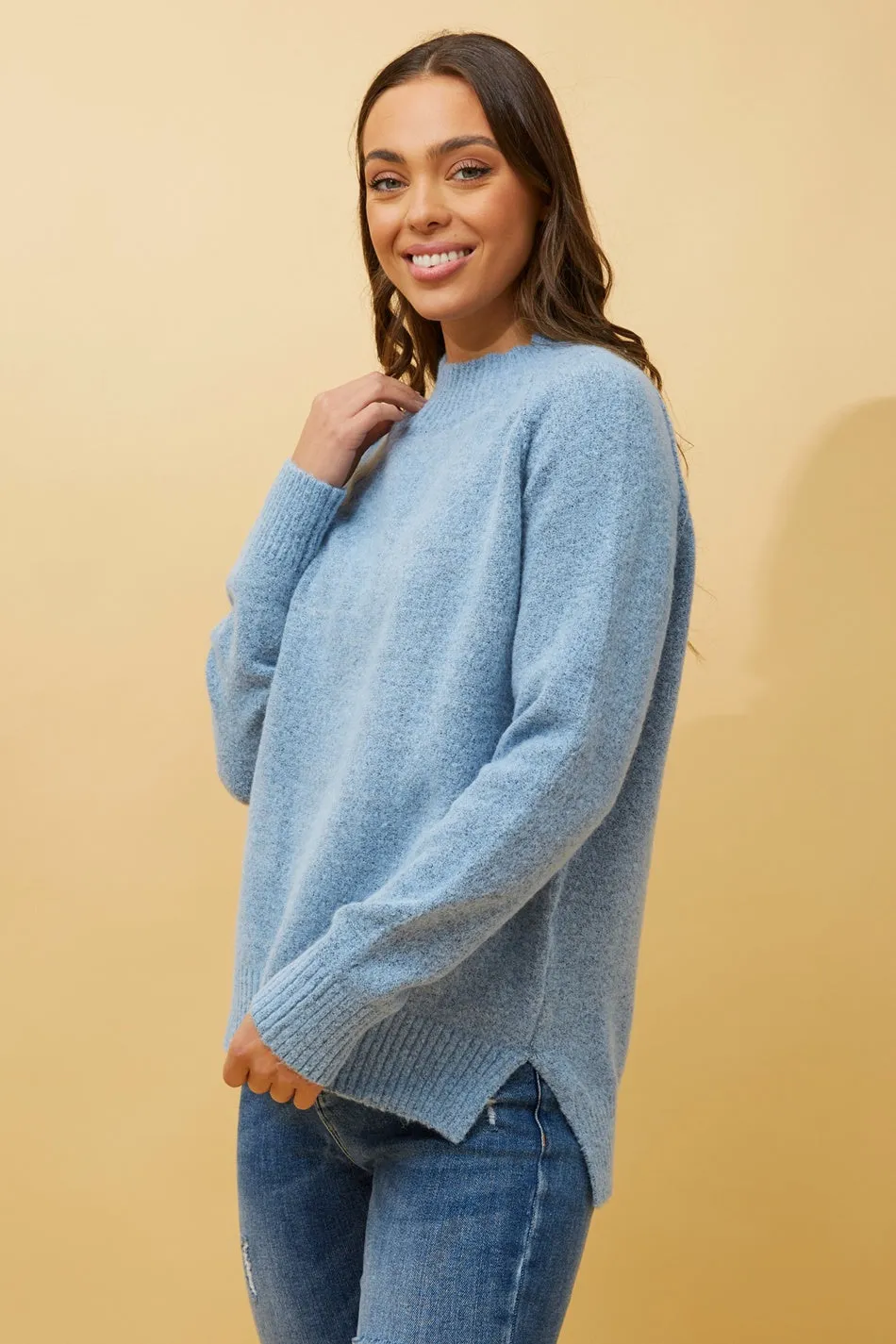 GRETCHEN SOLID KNIT JUMPER