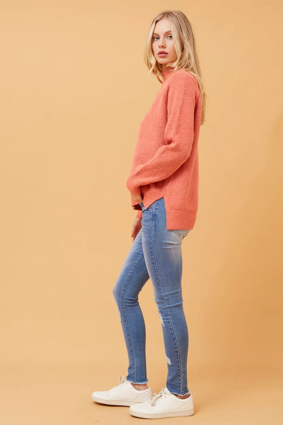 GRETCHEN SOLID KNIT JUMPER