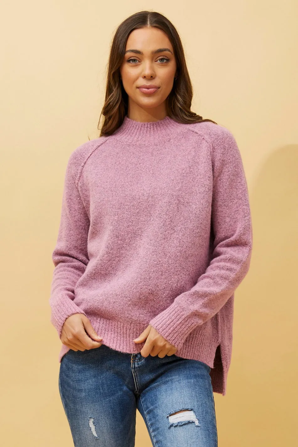 GRETCHEN SOLID KNIT JUMPER