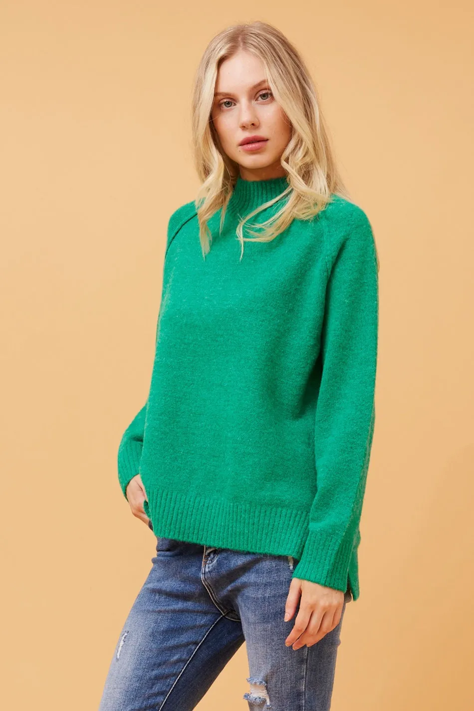 GRETCHEN SOLID KNIT JUMPER