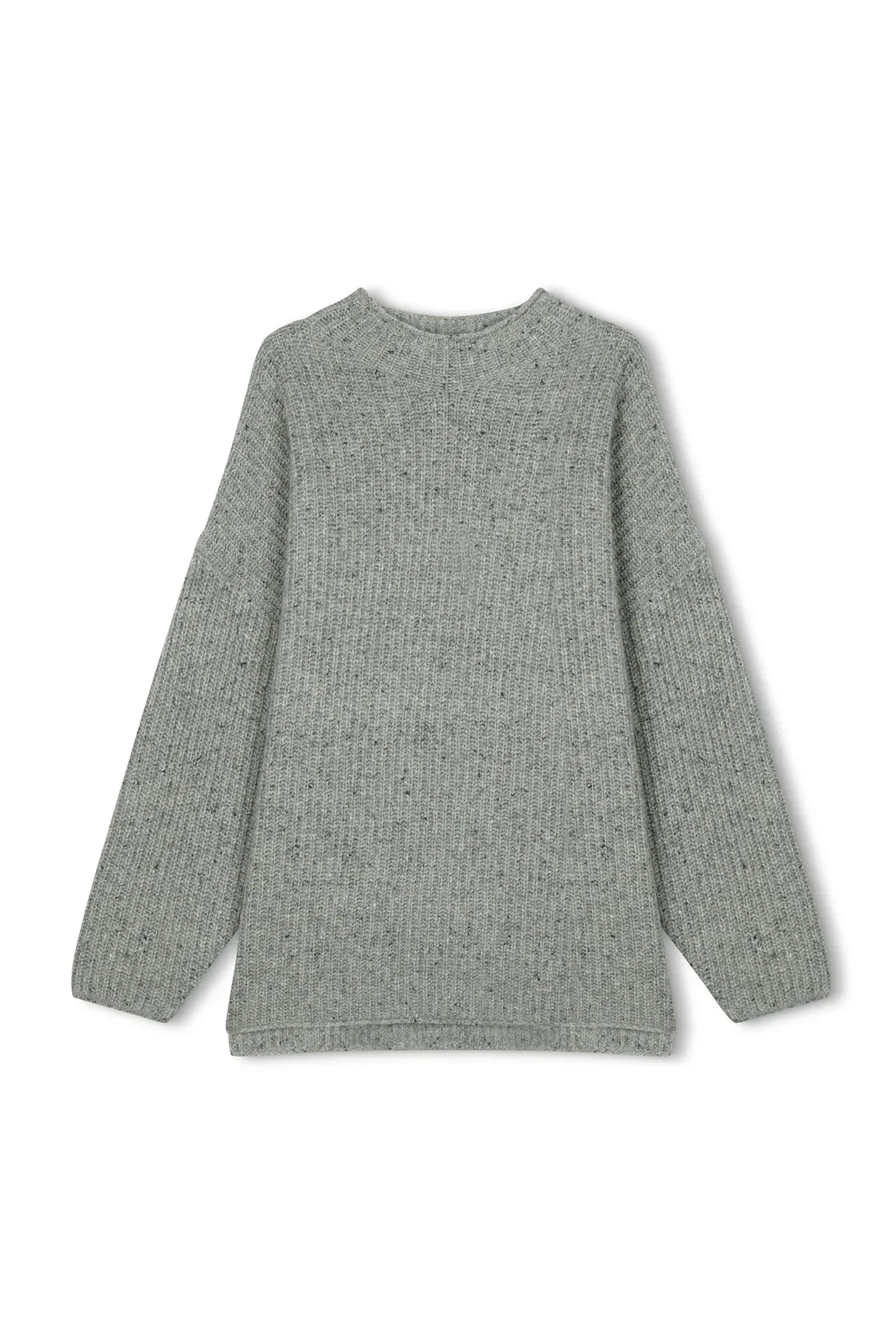 Grey Mist Merino Wool Blend Jumper