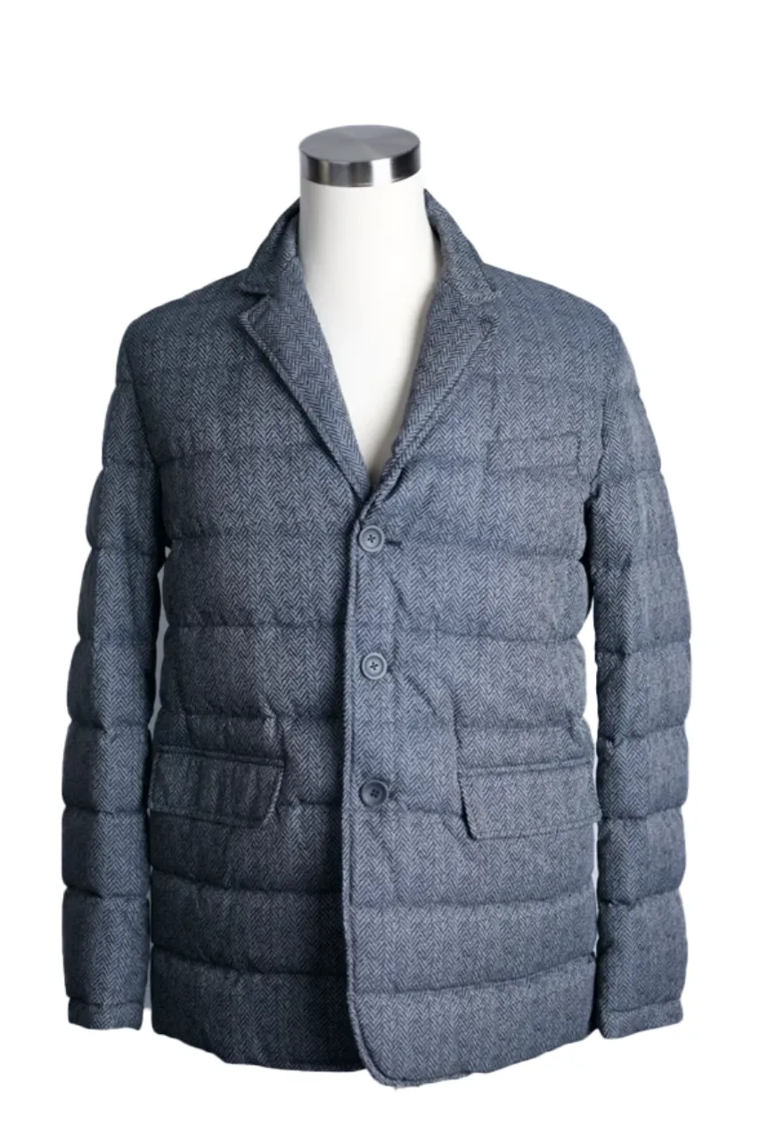 Herringbone Puffer Jacket