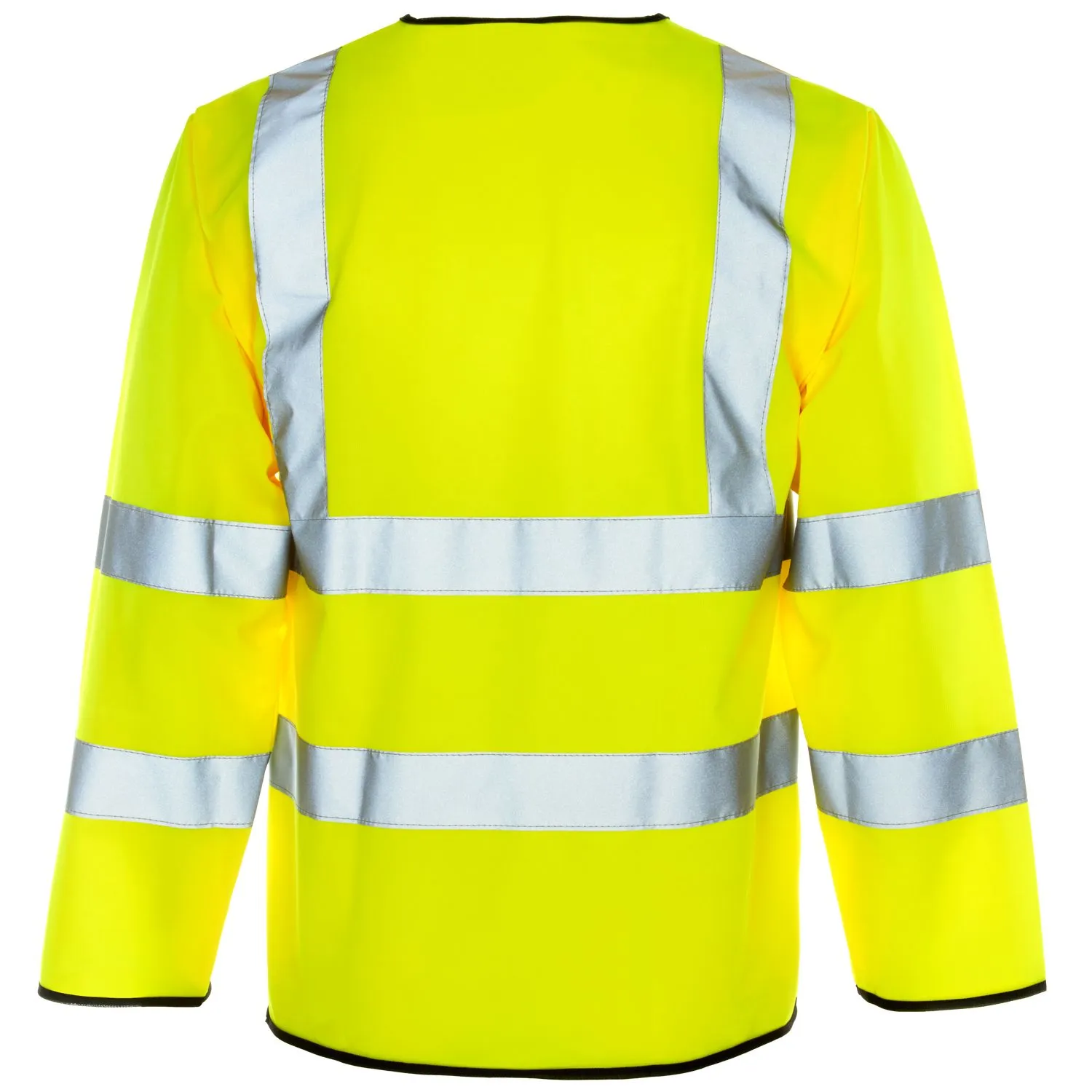 High Visibility Long sleeve Vest Yellow