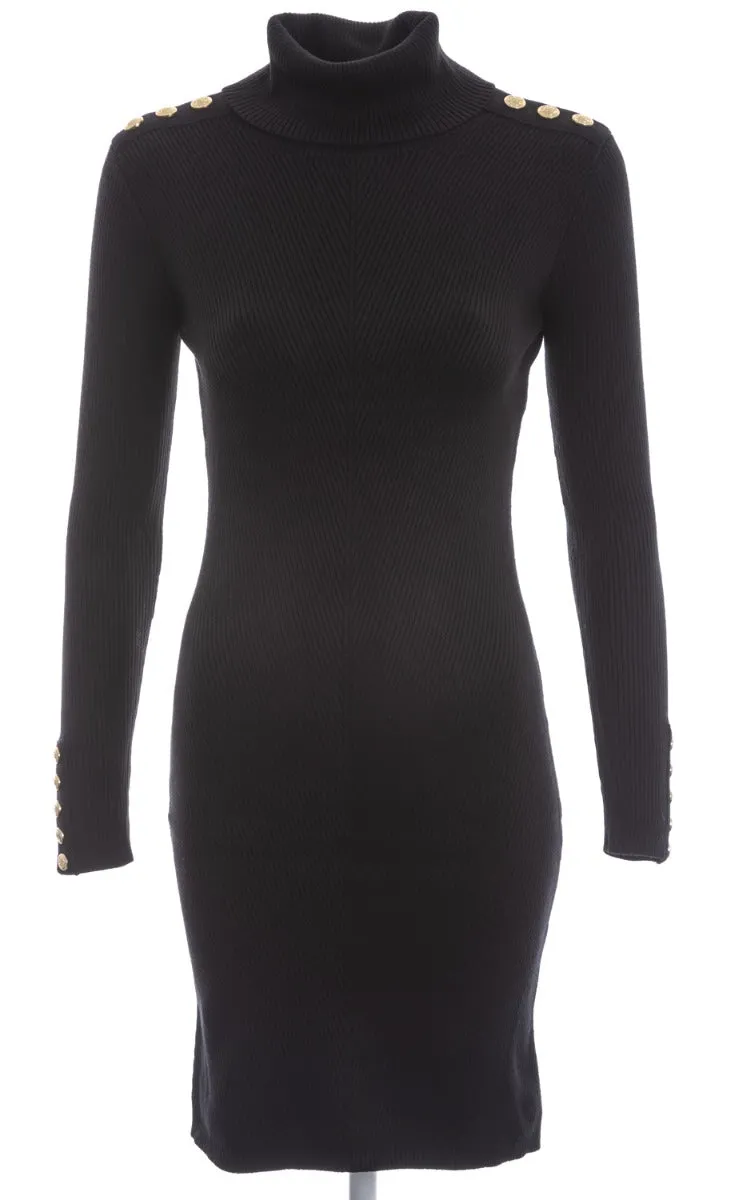 Holland Cooper Kensington Jumper Dress in Black