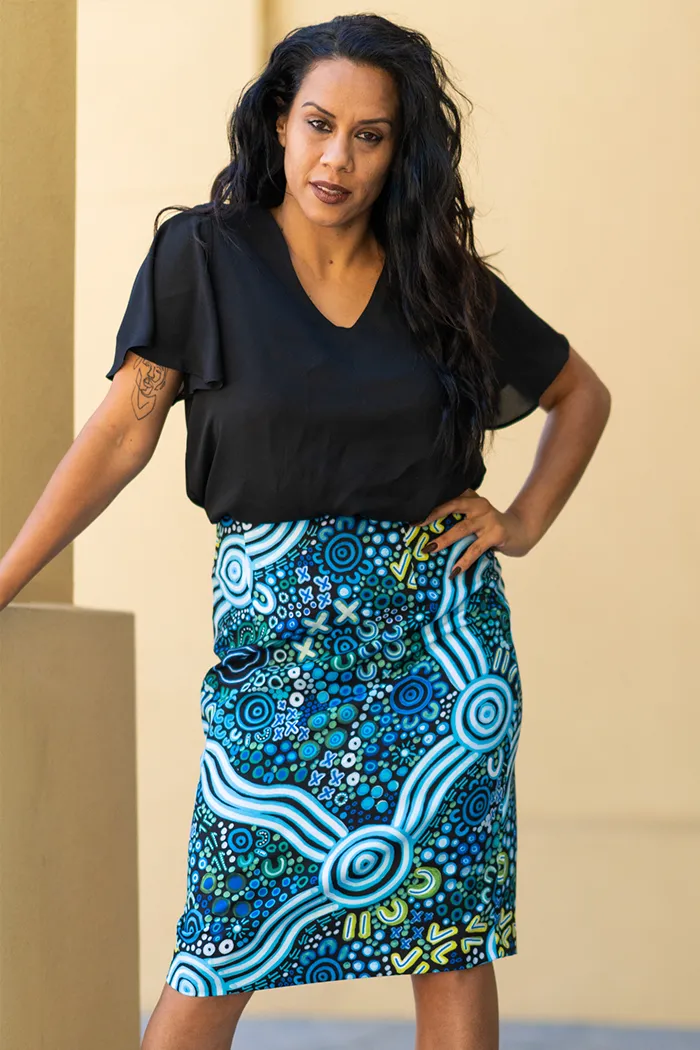 Hopkins River Pencil Skirt