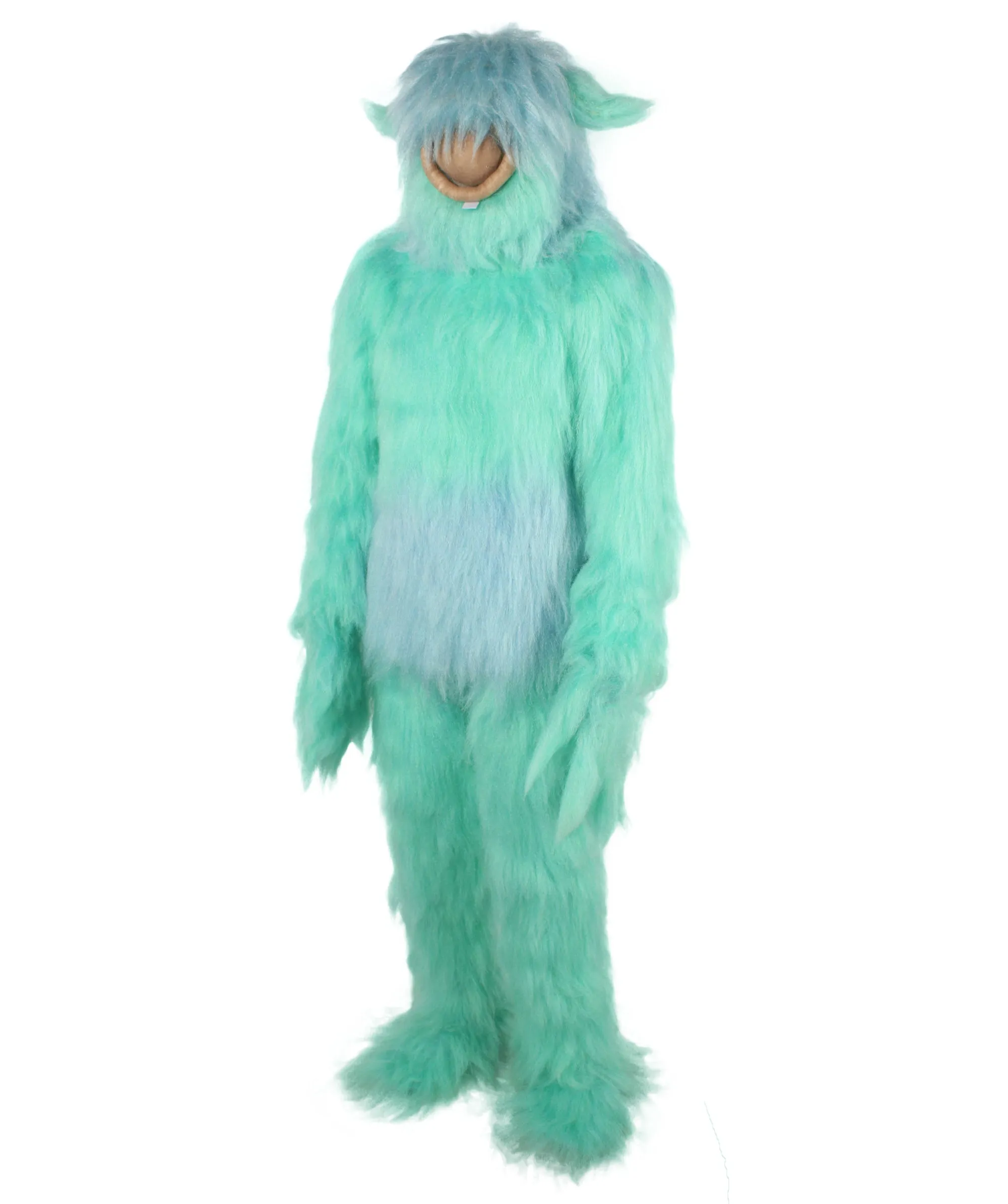 HPO Adult Unisex Animated Movie Jumpsuit Yeti Costume | Perfect for Halloween | Flame-retardant Synthetic Fabric