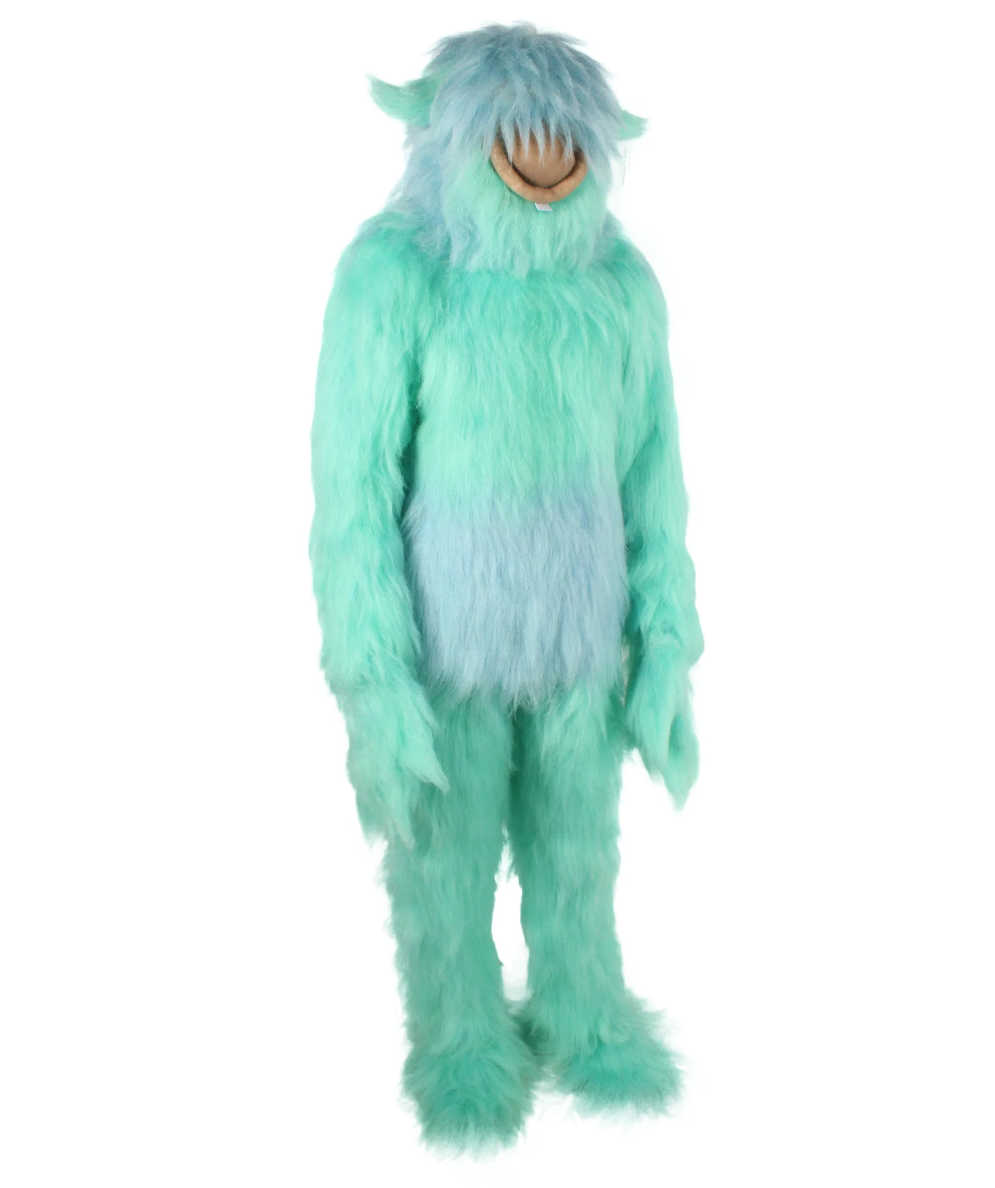 HPO Adult Unisex Animated Movie Jumpsuit Yeti Costume | Perfect for Halloween | Flame-retardant Synthetic Fabric