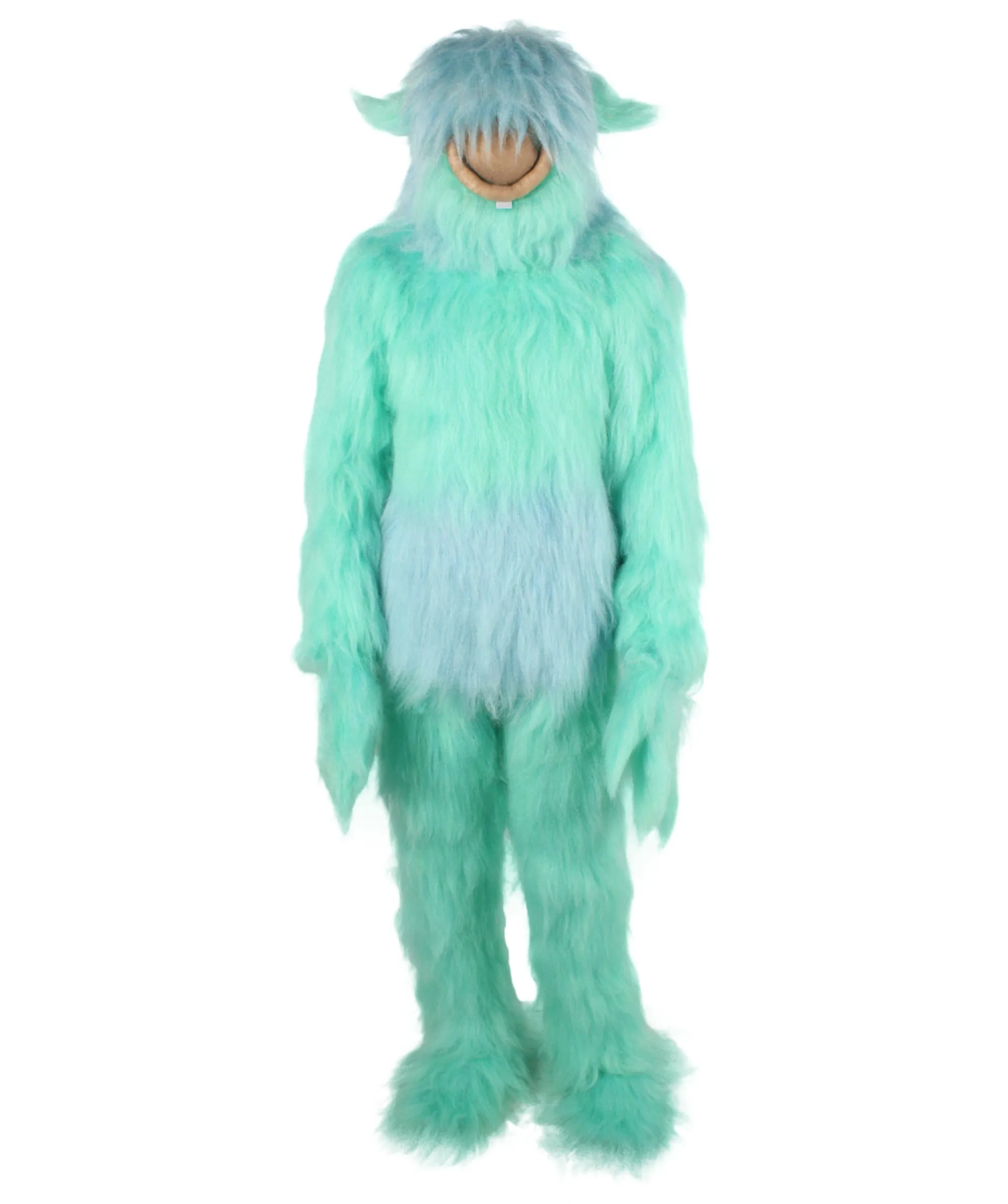 HPO Adult Unisex Animated Movie Jumpsuit Yeti Costume | Perfect for Halloween | Flame-retardant Synthetic Fabric