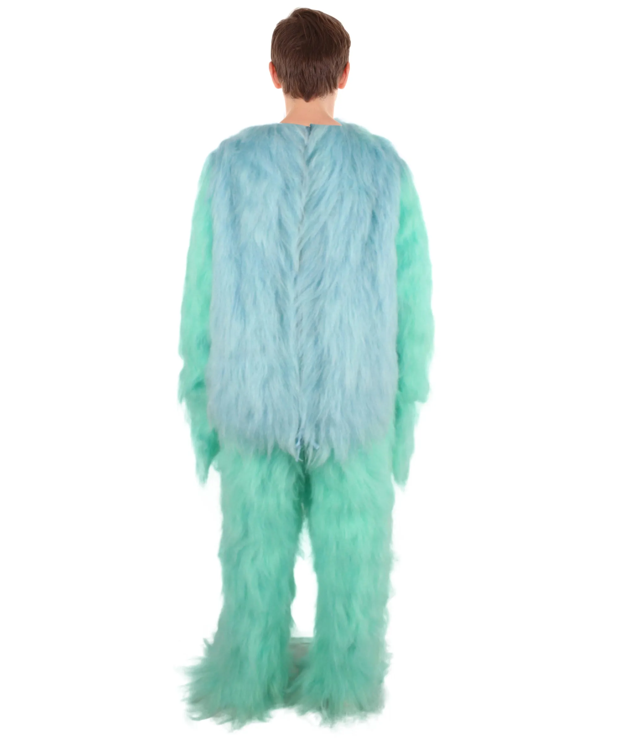 HPO Adult Unisex Animated Movie Jumpsuit Yeti Costume | Perfect for Halloween | Flame-retardant Synthetic Fabric