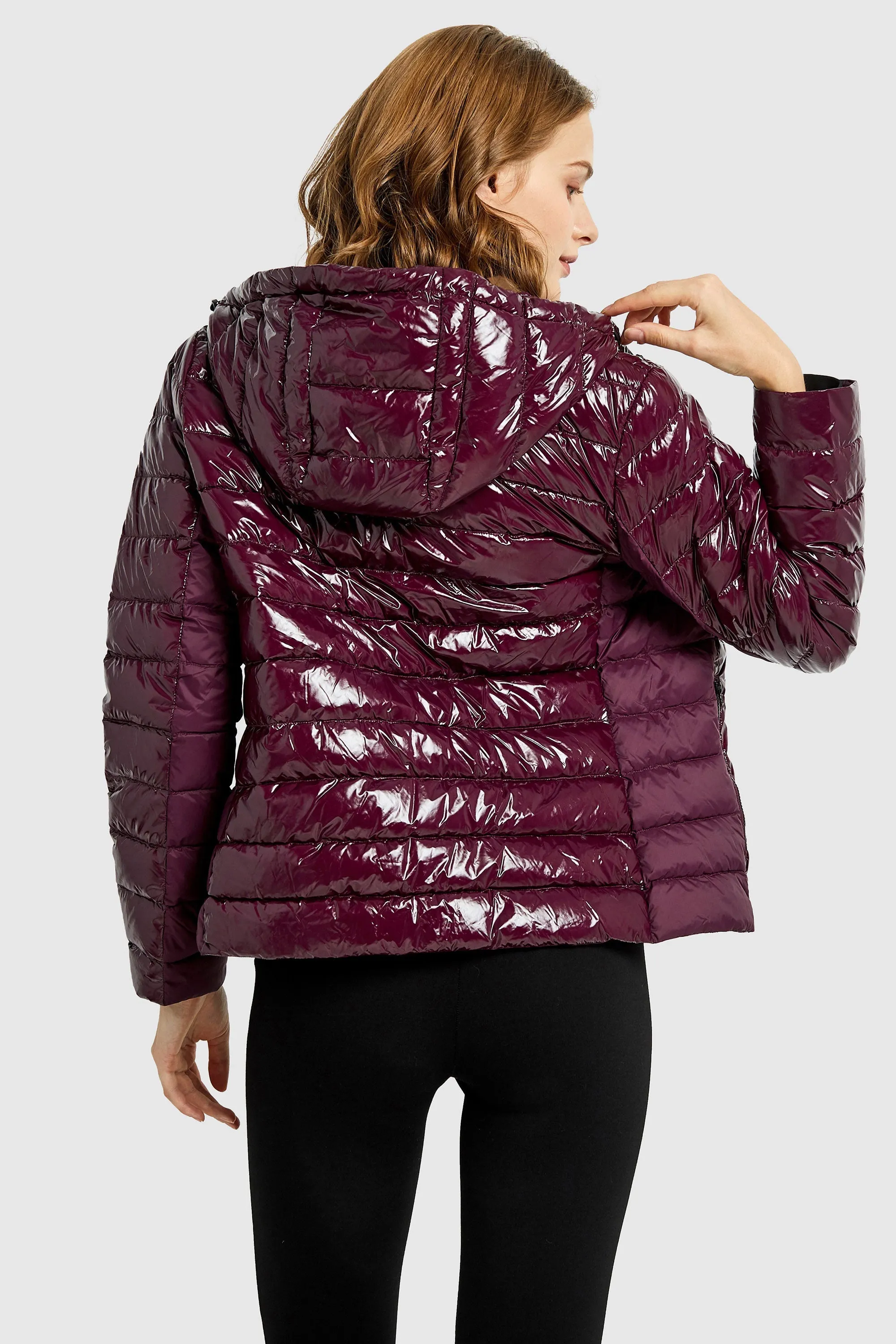 Inclined Zipper Sporty Winter Coat