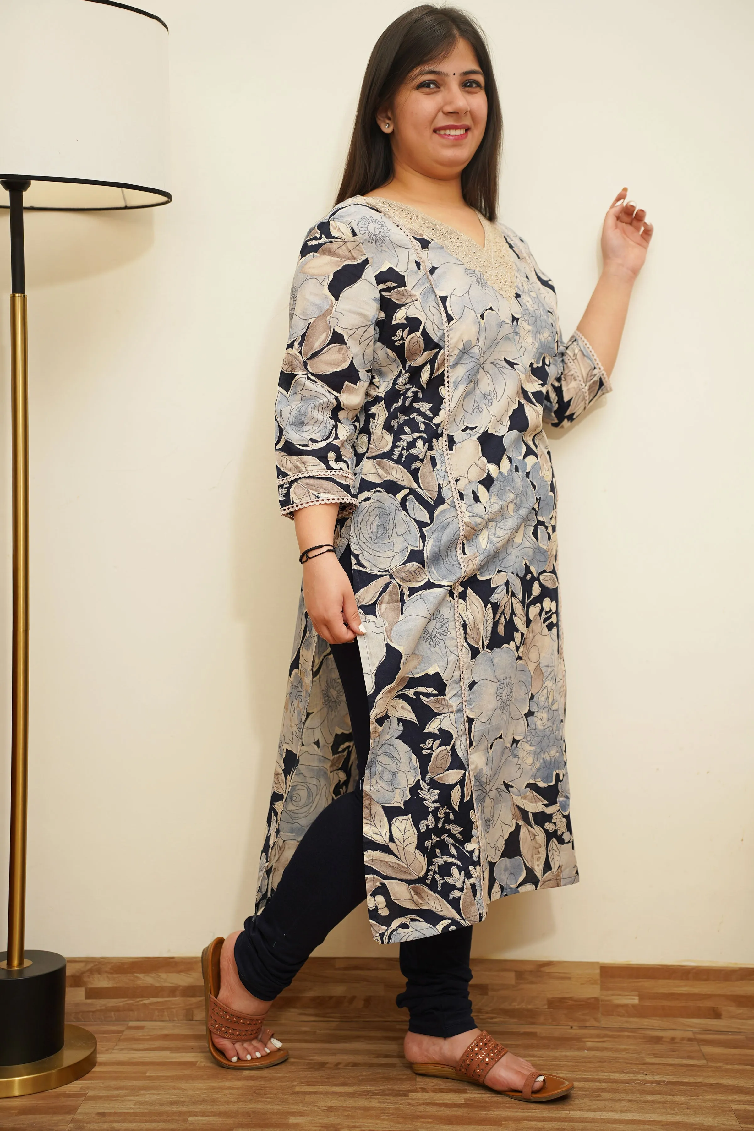 Indigo Dream Cotton Kurta