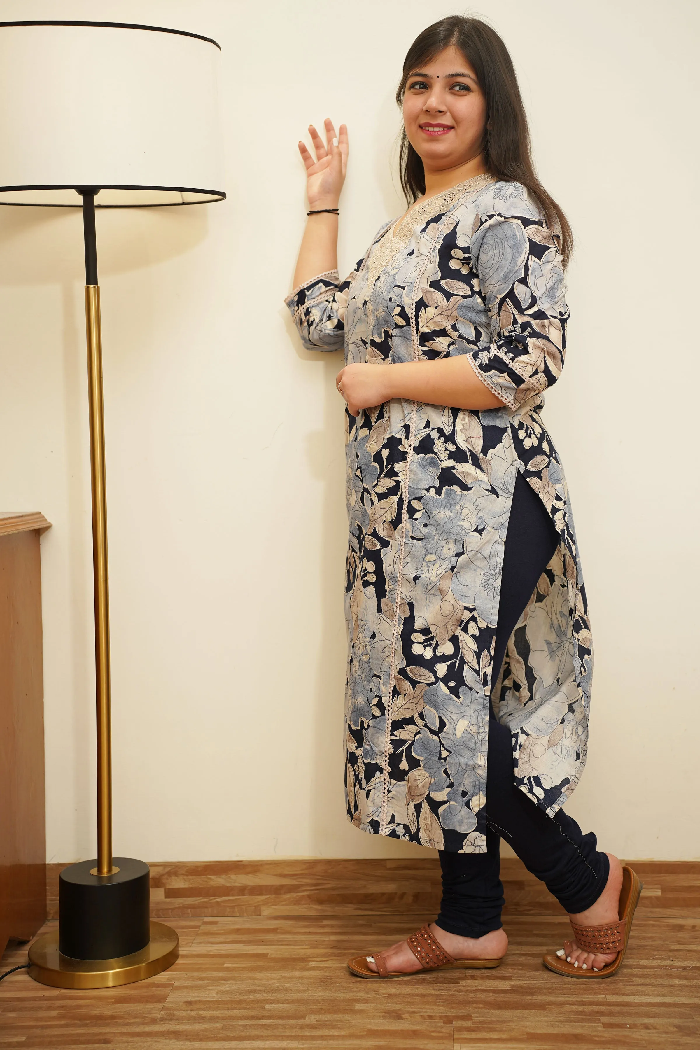 Indigo Dream Cotton Kurta