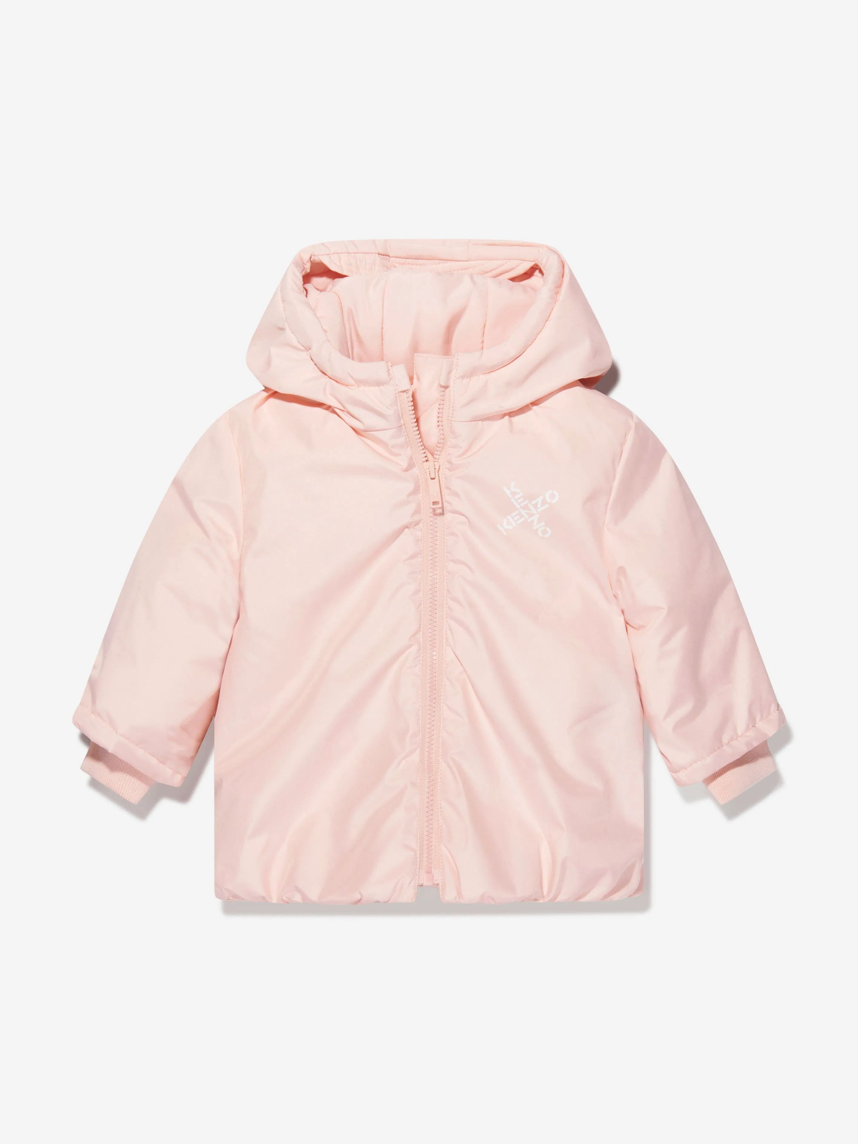 KENZO Baby Girls Cross Logo Puffer Jacket