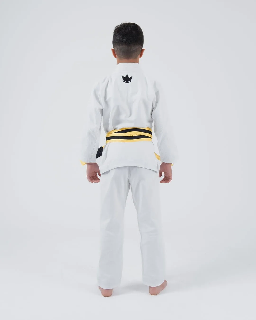 Kimono Copii Brazilian Jiu Jitsu KINGZ Kore 2.0 Gi - Alb (Centura Alba Inclusa)