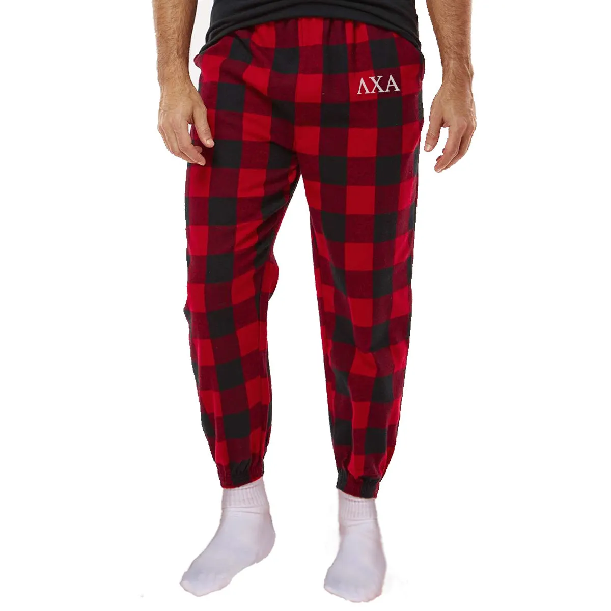 Lambda Chi Flannel Joggers