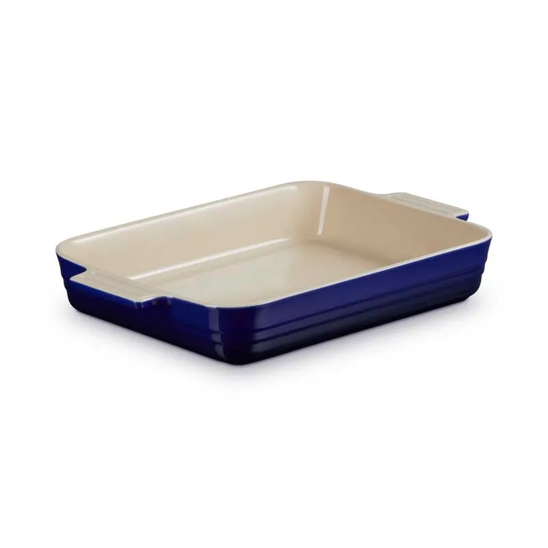 Le Creuset Stoneware Classic Rectangular Dish 32cm Indigo