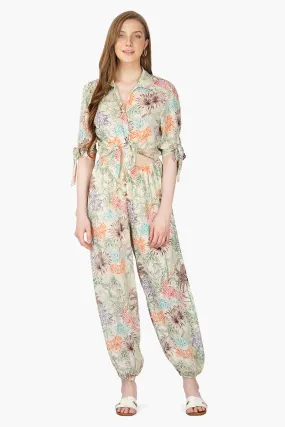 Leo Jungle Printed Jumpsuit