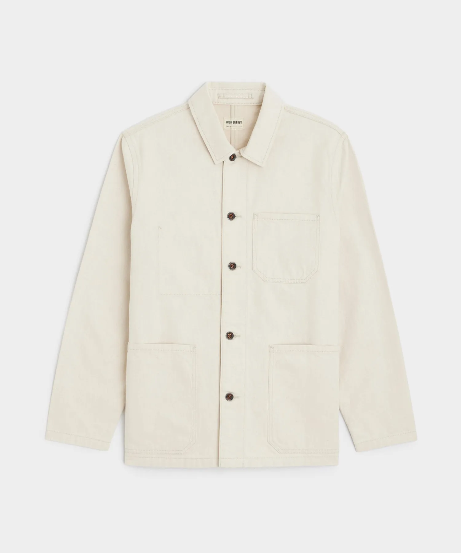 Lightweight Japanese Selvedge Chore Coat in Canvas