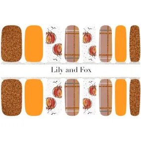 Lily And Fox - Nail Wrap - Let's Give Em Pumpkin To Talk About