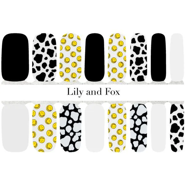 Lily and Fox - Nail Wrap - Moo Like Jagger