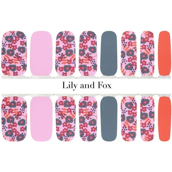 Lily And Fox - Nail Wrap - Springtime Blooms