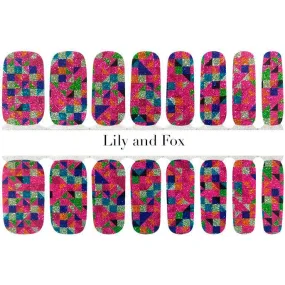 Lily And Fox - Nail Wrap - Triangular (Glitter)