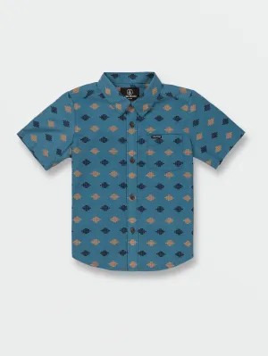 Little Boys Stackstone Short Sleeve Shirt - Aged Indigo