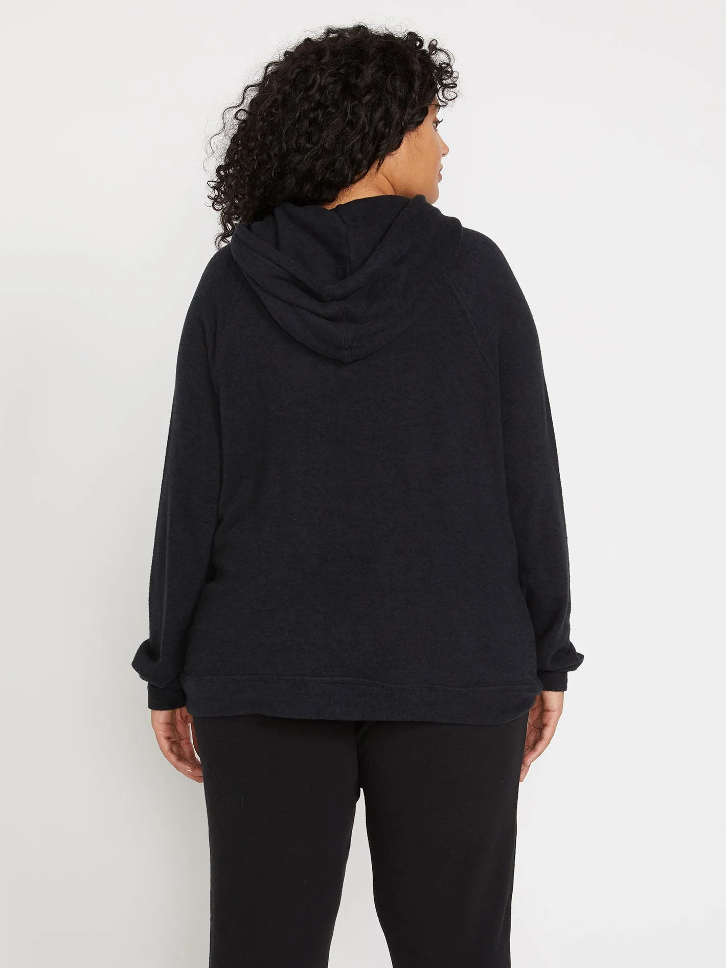 Lived In Lounge Plus Size Hoodie - Black