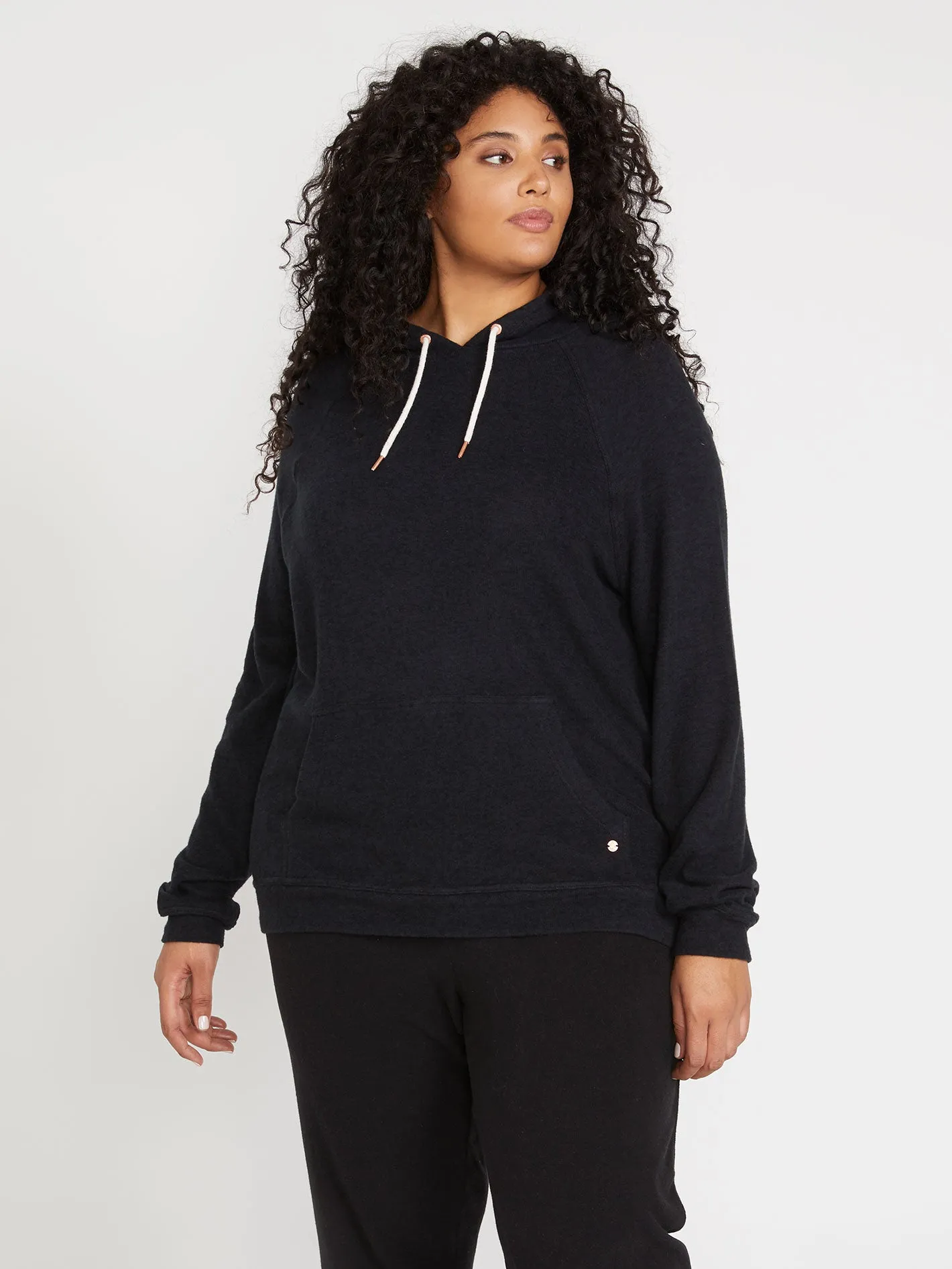 Lived In Lounge Plus Size Hoodie - Black