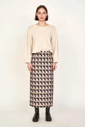 Lombok Skirt in Clay Parquet