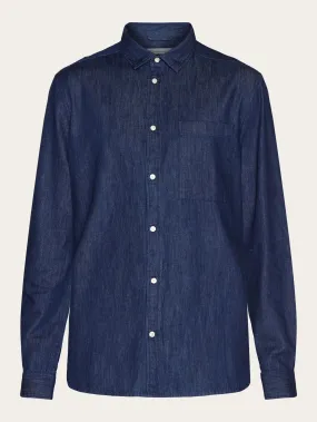 Loose shirt - GOTS/Vegan - Classic indigo