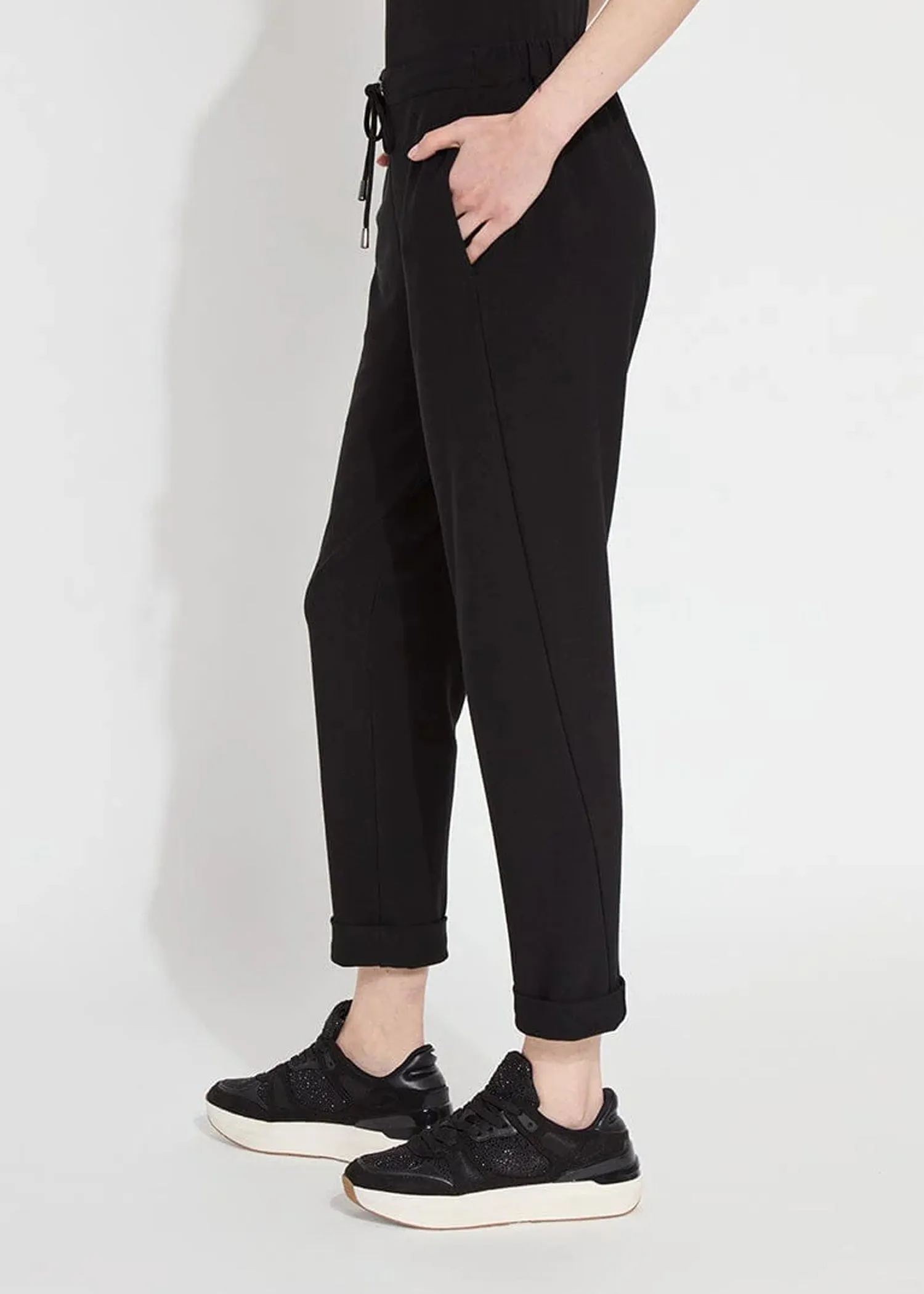 Lysse Julia Stretch Crepe Cuffed Joggers - FS