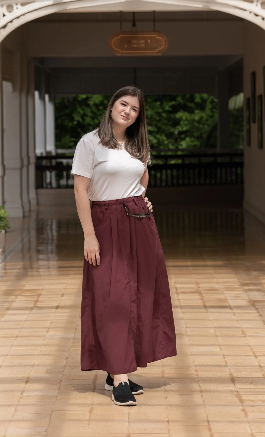 Macabi Skirt - Maroon