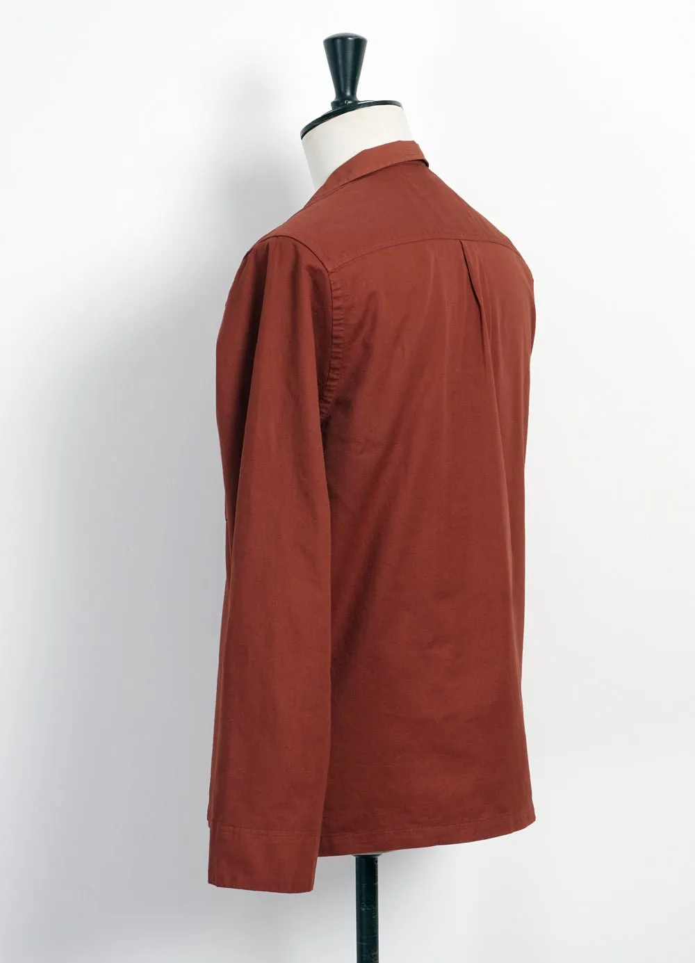 MARIUS | Casual Pull On Shirt | Terracotta