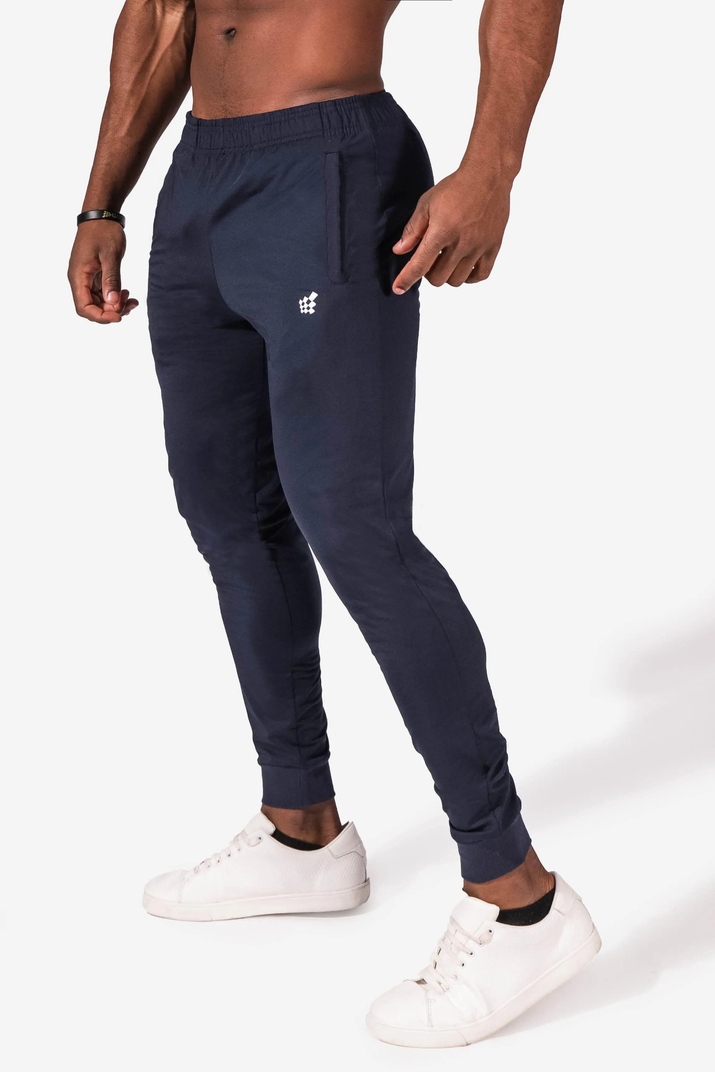 Matrix Tapered Joggers - Navy