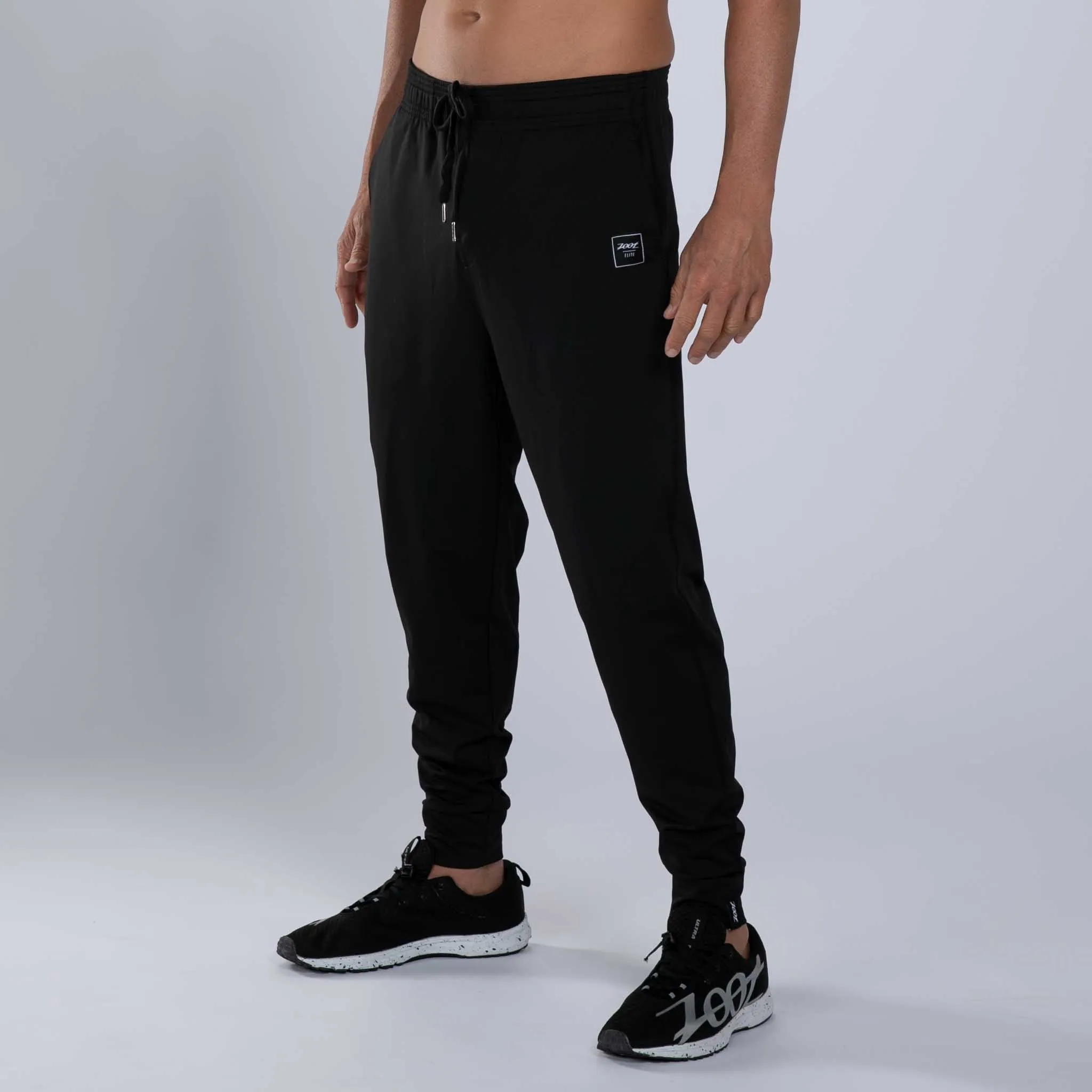 Mens Elite Run Jogger - Black