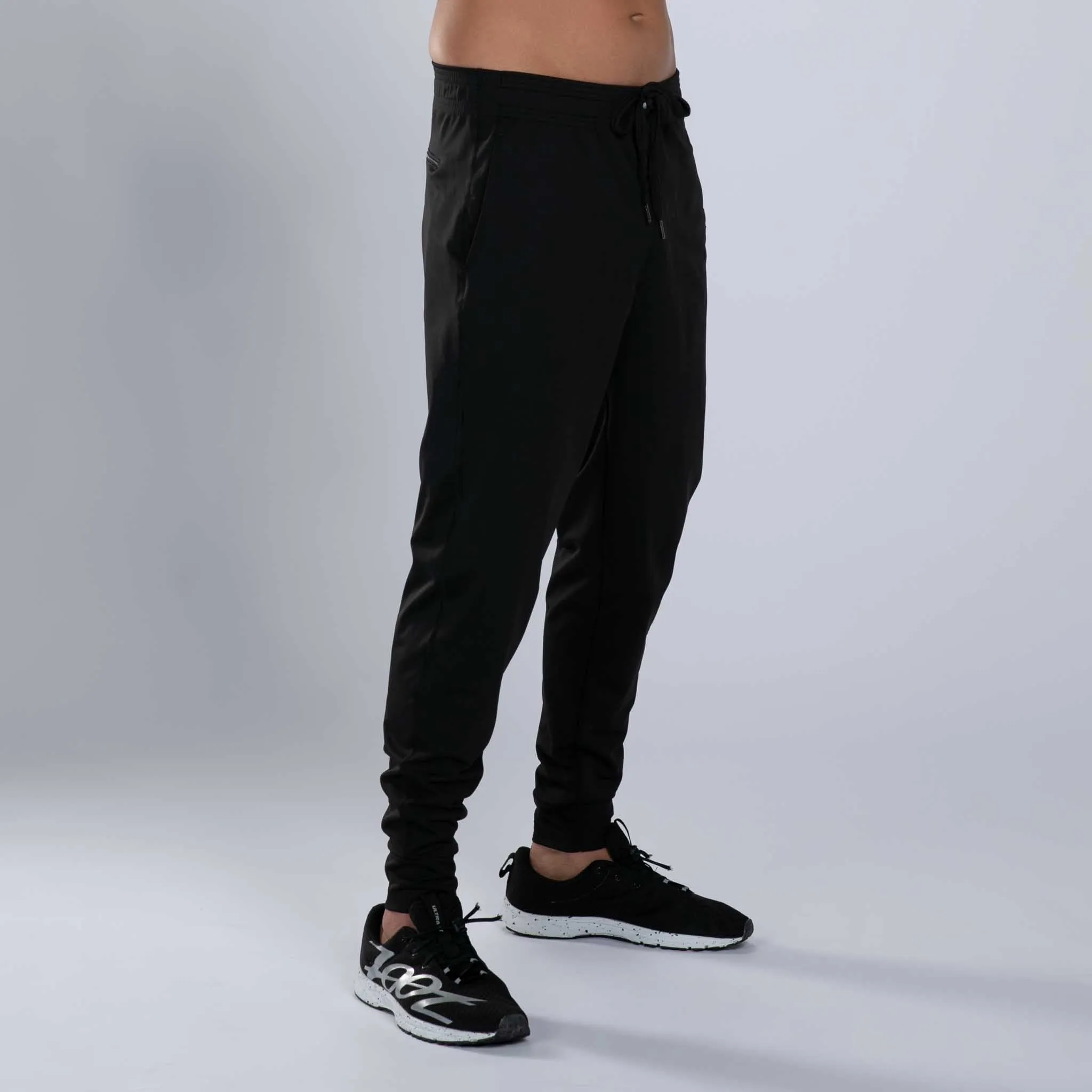 Mens Elite Run Jogger - Black