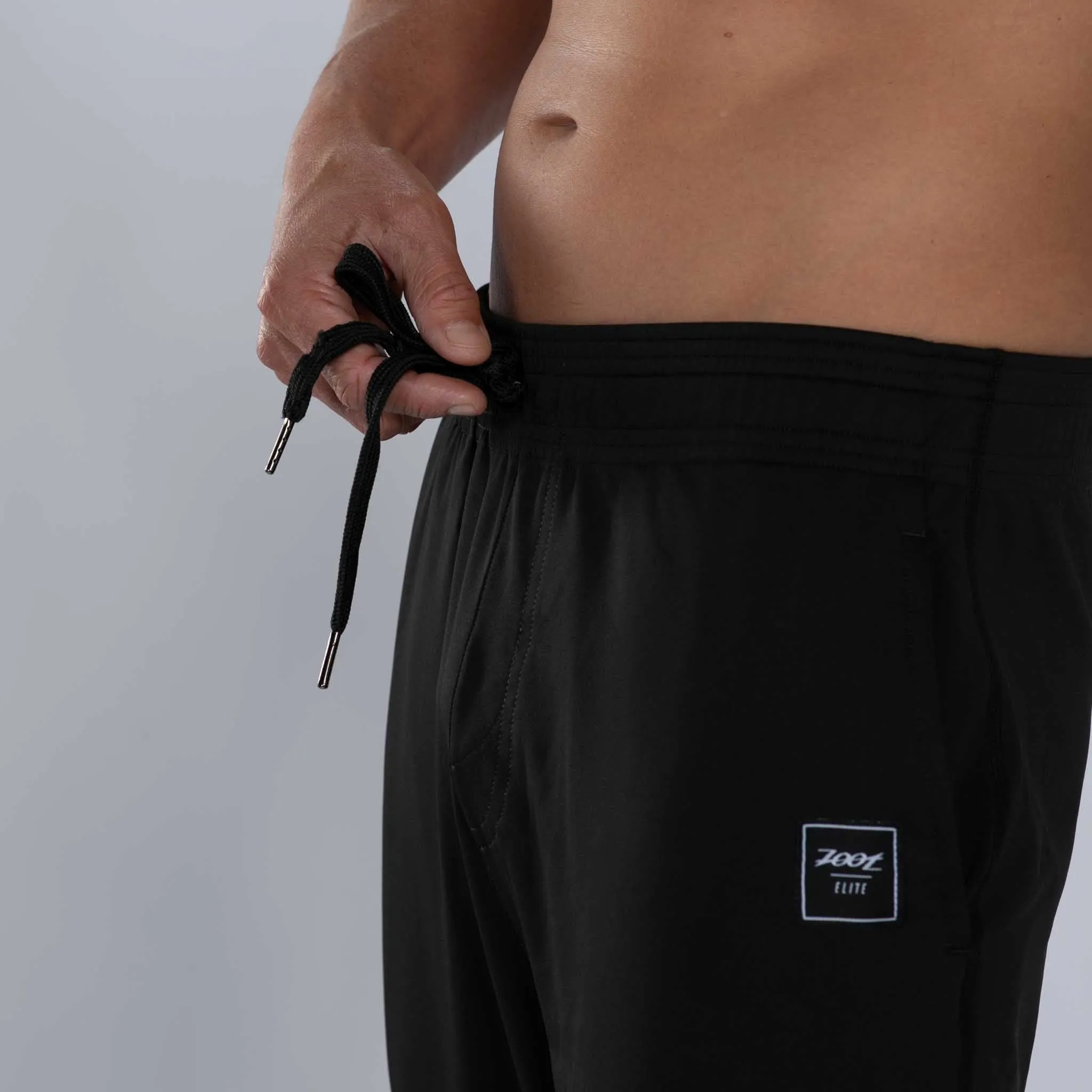 Mens Elite Run Jogger - Black