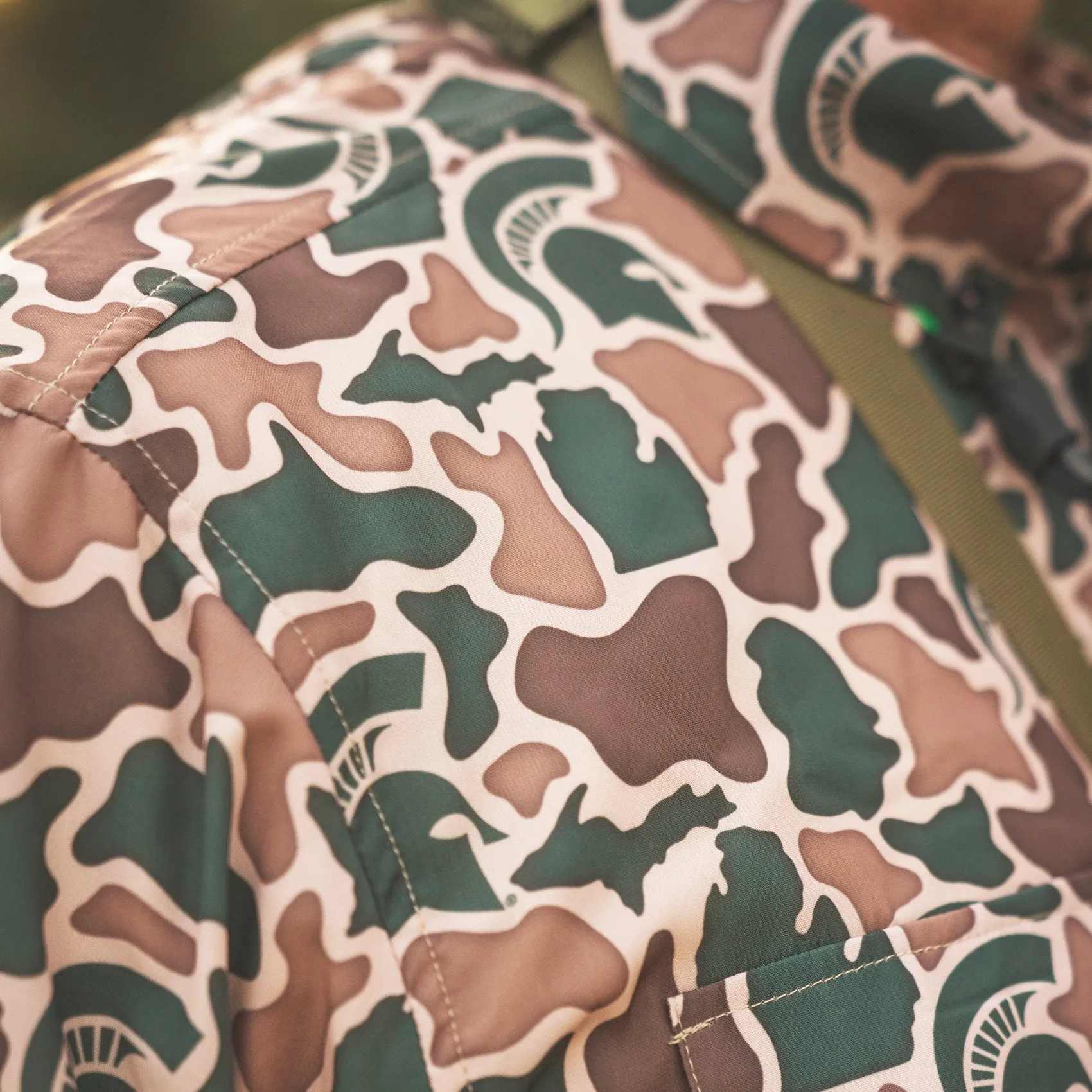 Michigan State Camo - Frio Tech Shirt