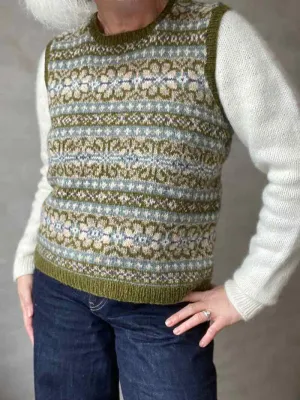 Mols slipover vest by Ruth Sørensen, knitting pattern