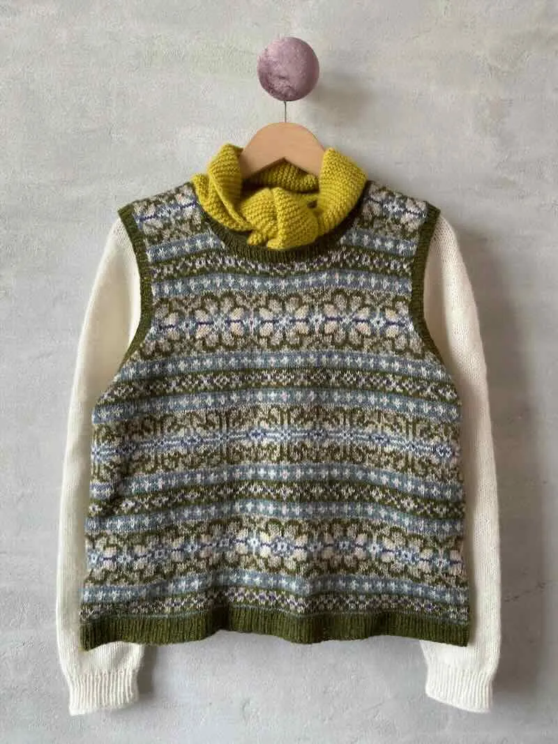 Mols slipover vest by Ruth Sørensen, No 20 knitting kit