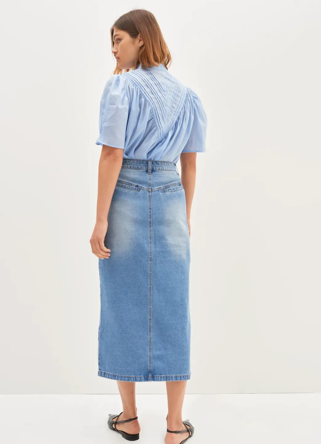 Morrison Blanca Denim Skirt