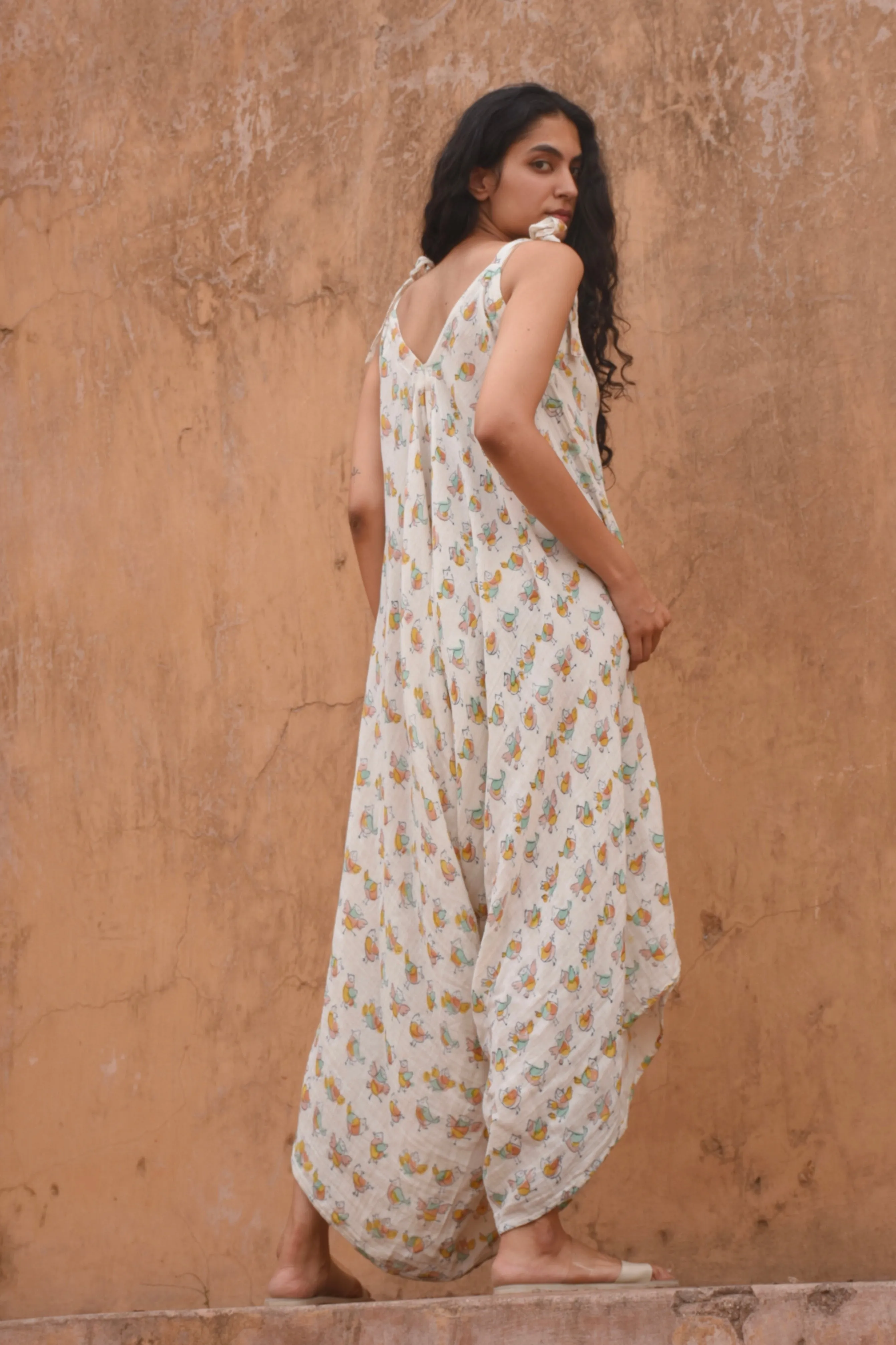 Muslin Birdie Jumpsuit