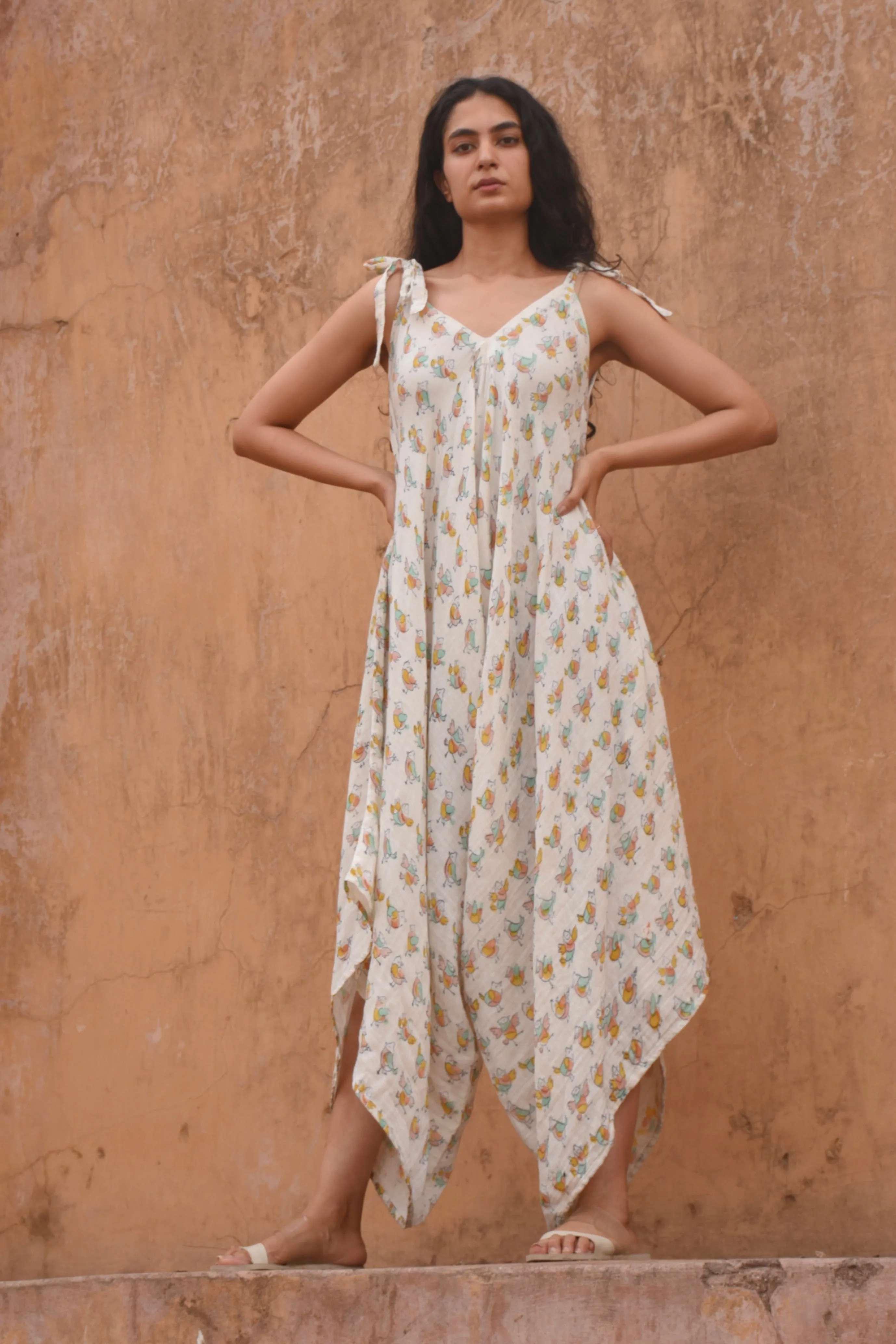 Muslin Birdie Jumpsuit