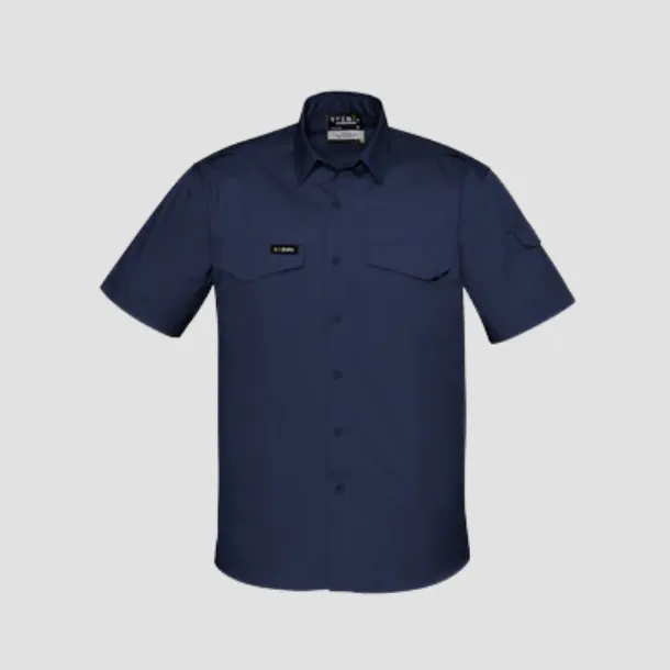 NAVY RUGGED COOLING SHORT SLEEVE SHIRT