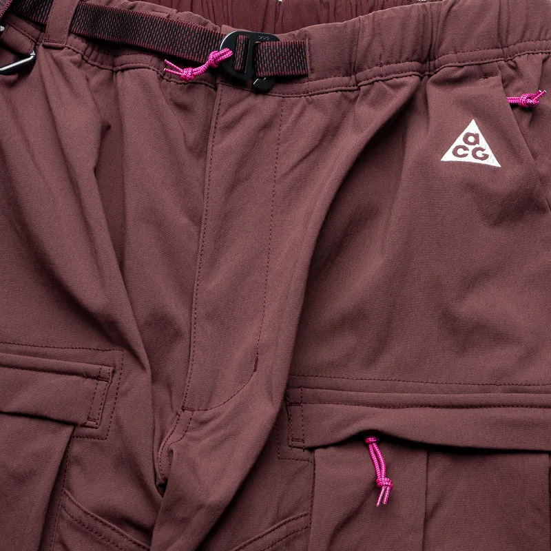 Nike ACG Smith Summit Cargo Pants - Burgundy Crush/Black